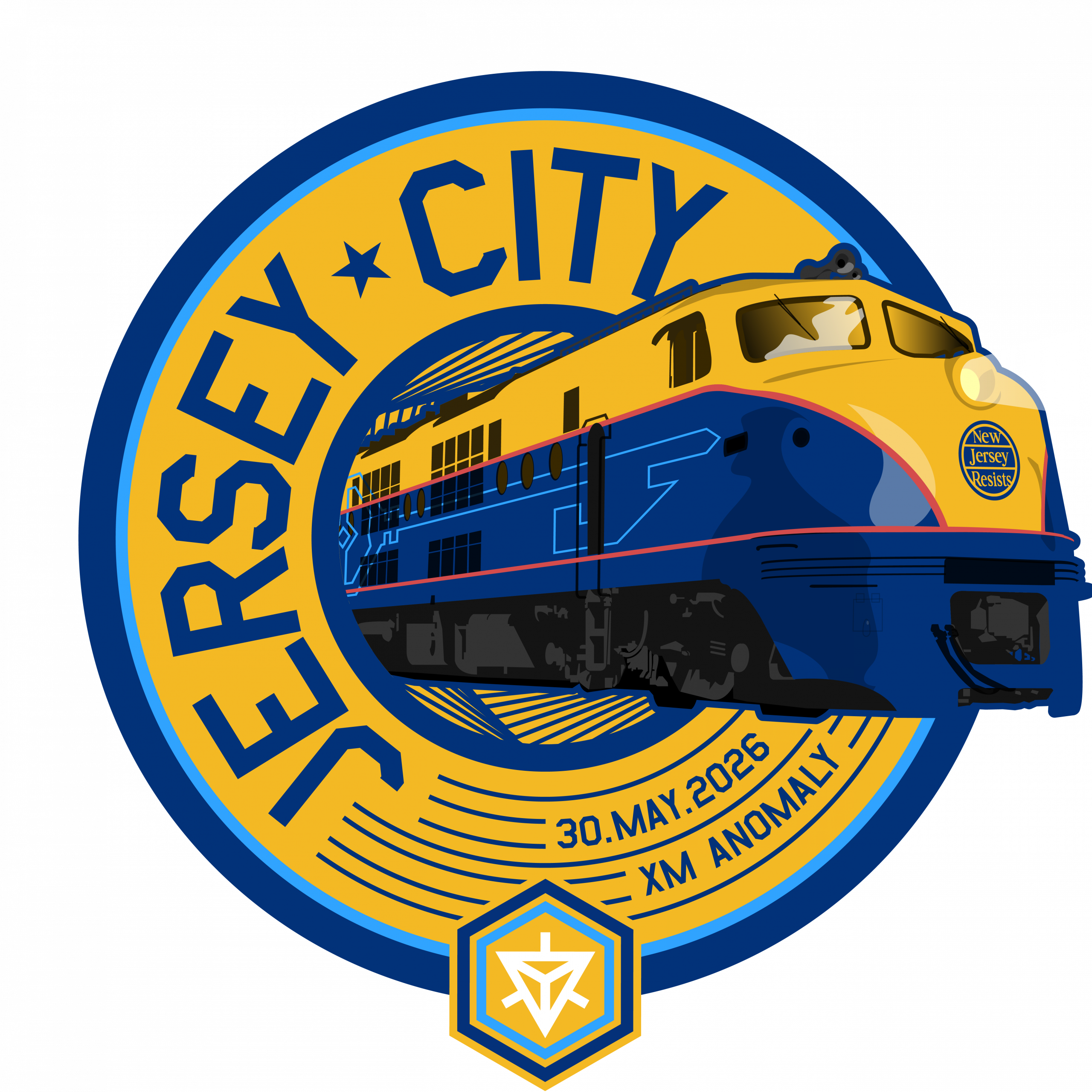Jersey City Anomaly logo - round